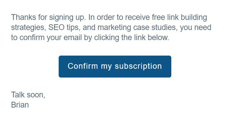 newsletter double opt in