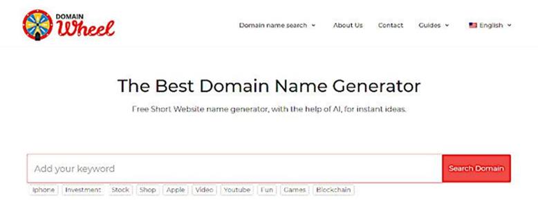domain name generator von domain wheel