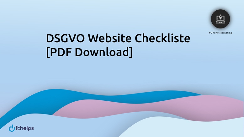 DSGVO Website Checkliste 2018 [PDF Download]