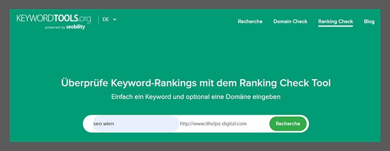 ranking checker keywordtools.org