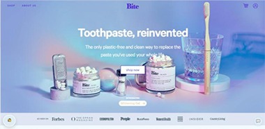 shopify stores beauty cosmetics: bite