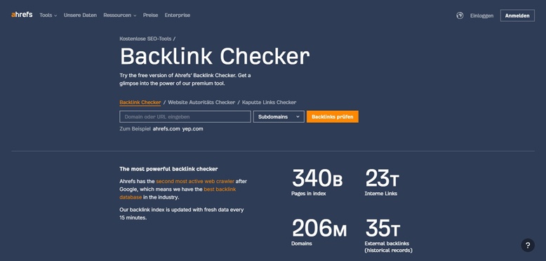 backlink test